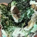 Libethenite with Quartz - image 2