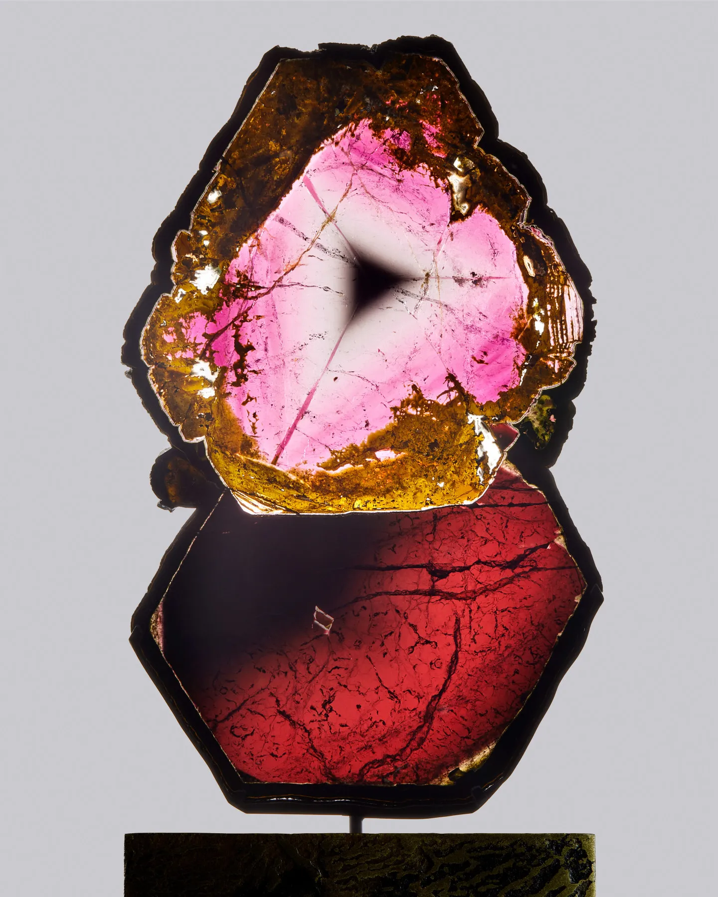 Liddicoatite Tourmaline Slice - image 2