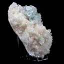 Light Green Apophyllite Disco Cluster with Mordenite On Stilbite Matrix - - image 2