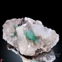 Light Green Apophyllite Flower with Stilbite. From India - image 1