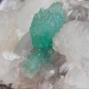 Light Green Apophyllite Flower with Stilbite. From India - image 4