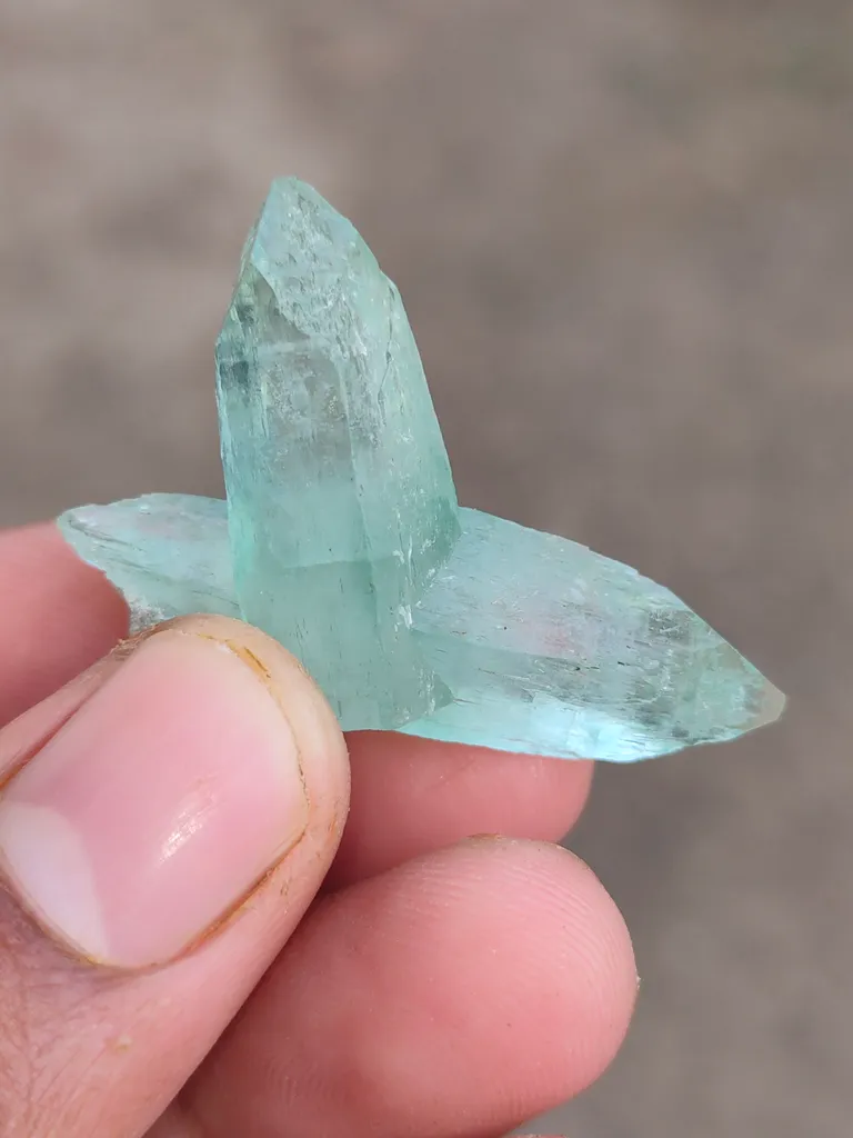 Light Green Apophyllite Natural mineral specimen. - image 5