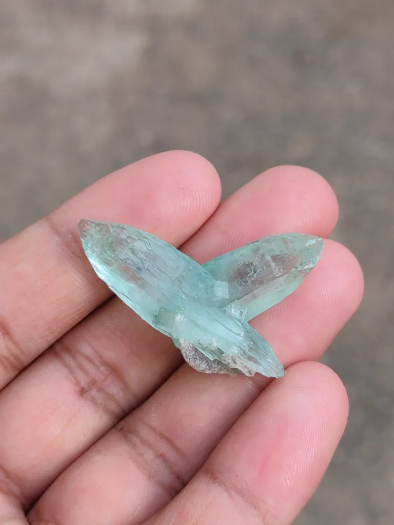 Light Green Apophyllite Natural mineral specimen. - image 8