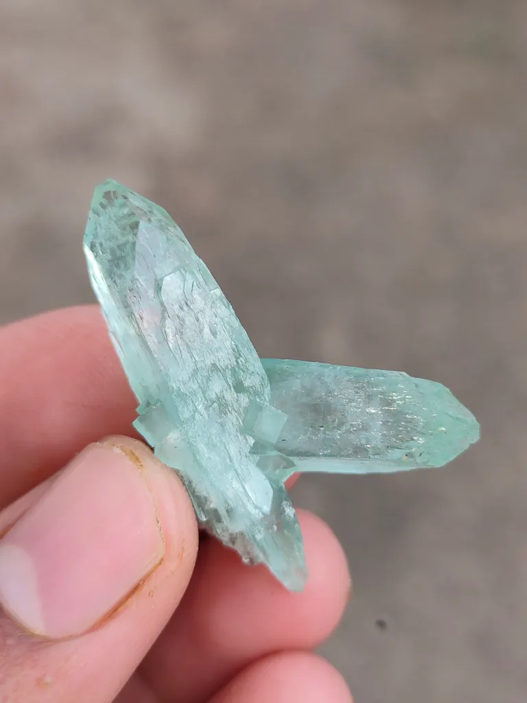 Light Green Apophyllite Natural mineral specimen. - image 3