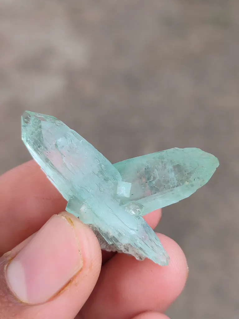 Light Green Apophyllite Natural mineral specimen. - image 4