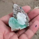 Light Green Apophyllite with Heulandite  Natural mineral specimen - image 8