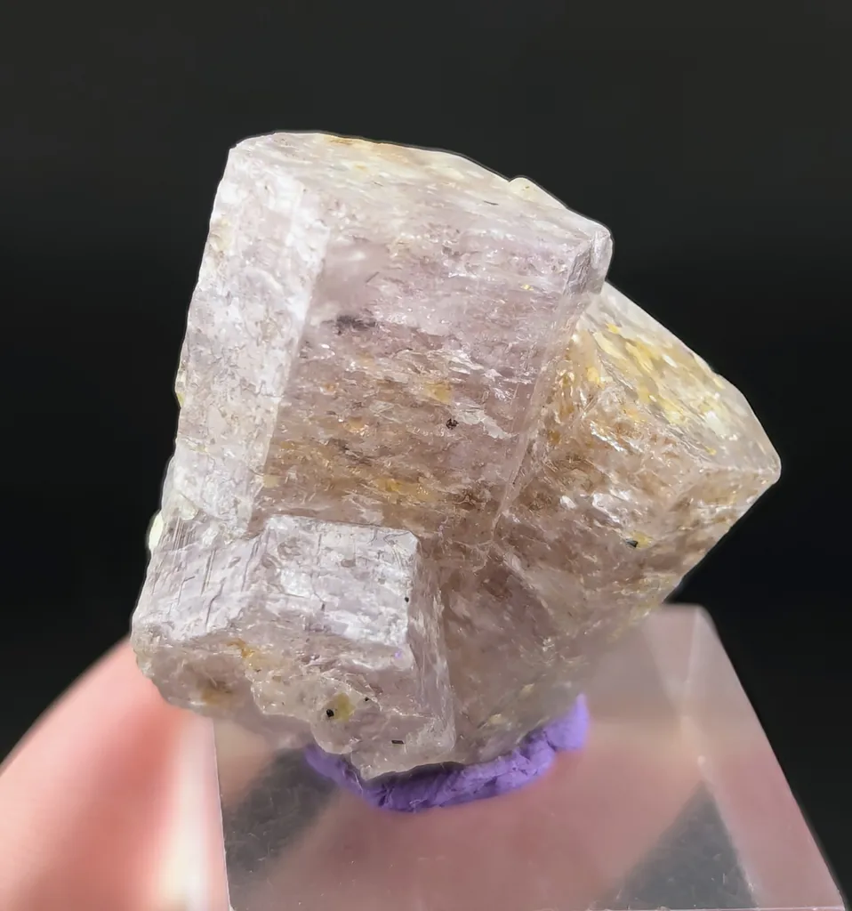 Light Pink Twin Apatite Crystal - image 3