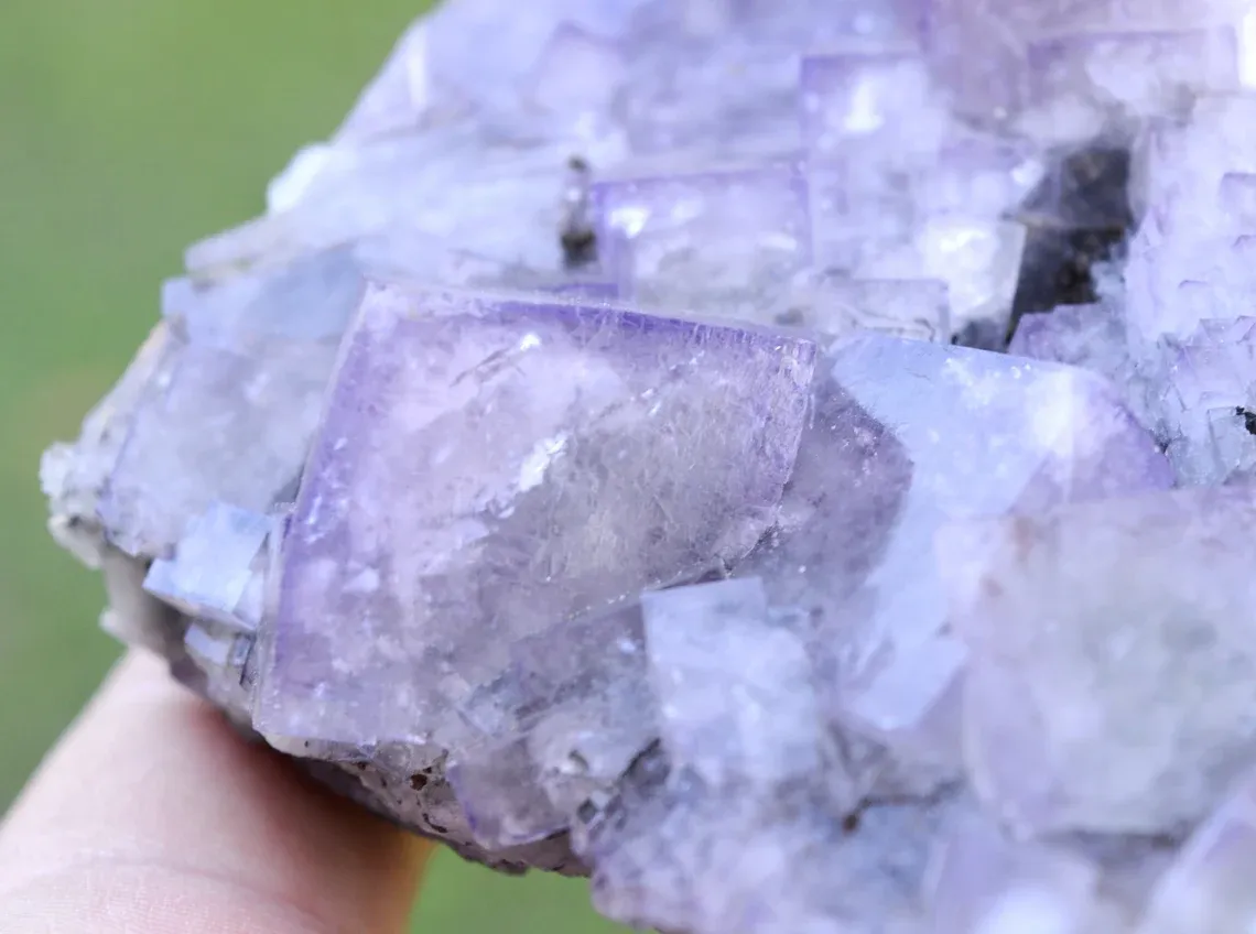 Lighter Fluorite & Galena 940 grams - Greenlaws Mine, Daddry Shield, Stanhope, UK - image 6