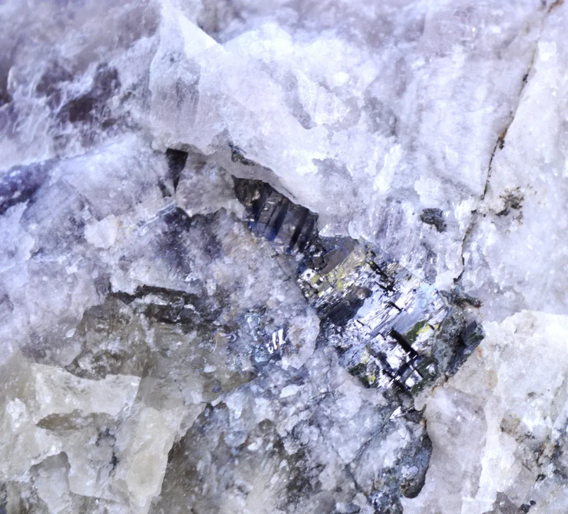 Lighter Fluorite & Galena 940 grams - Greenlaws Mine, Daddry Shield, Stanhope, UK - image 8