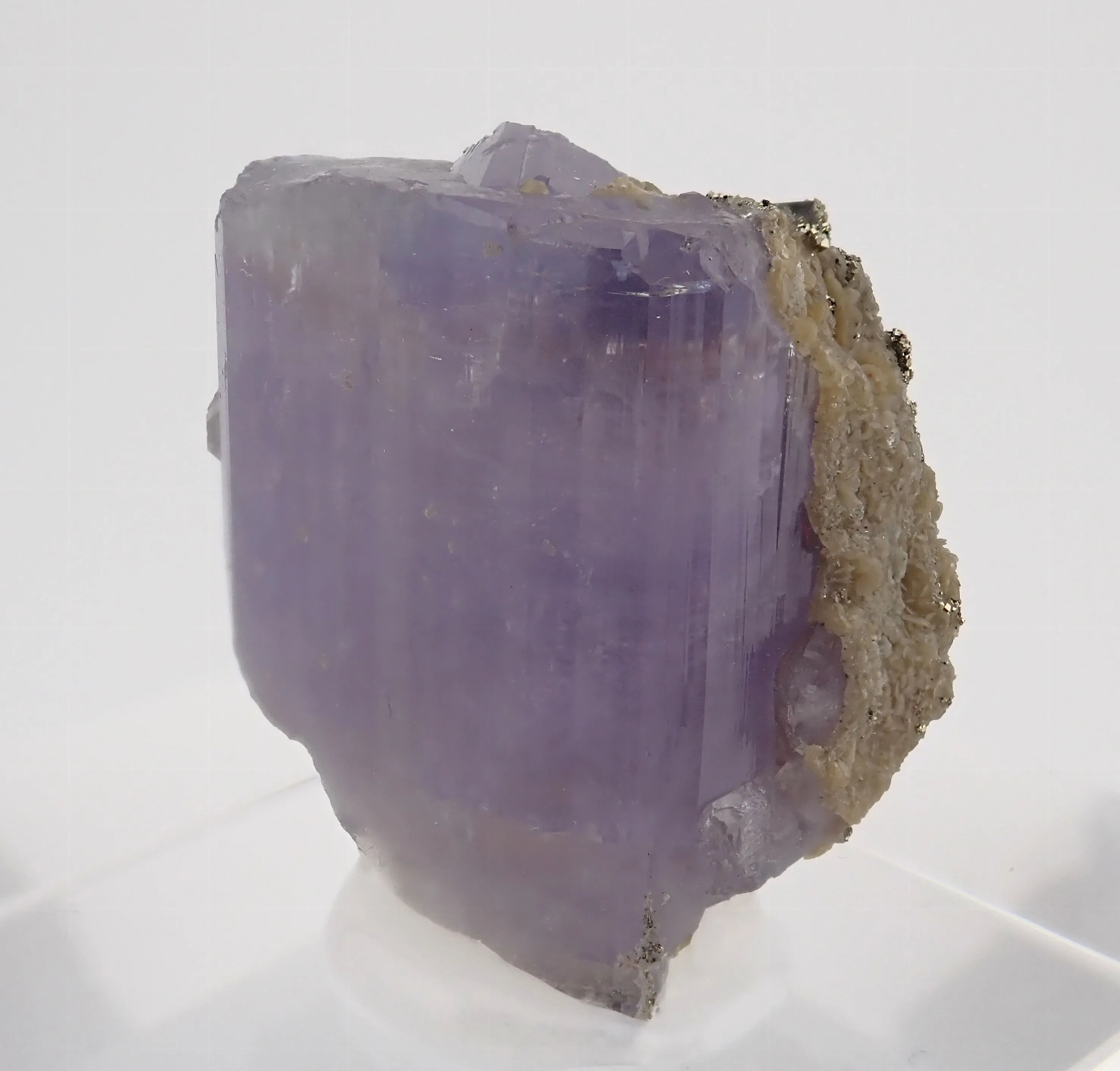 Lilac Fluorapatite wit Pyrite - image 2