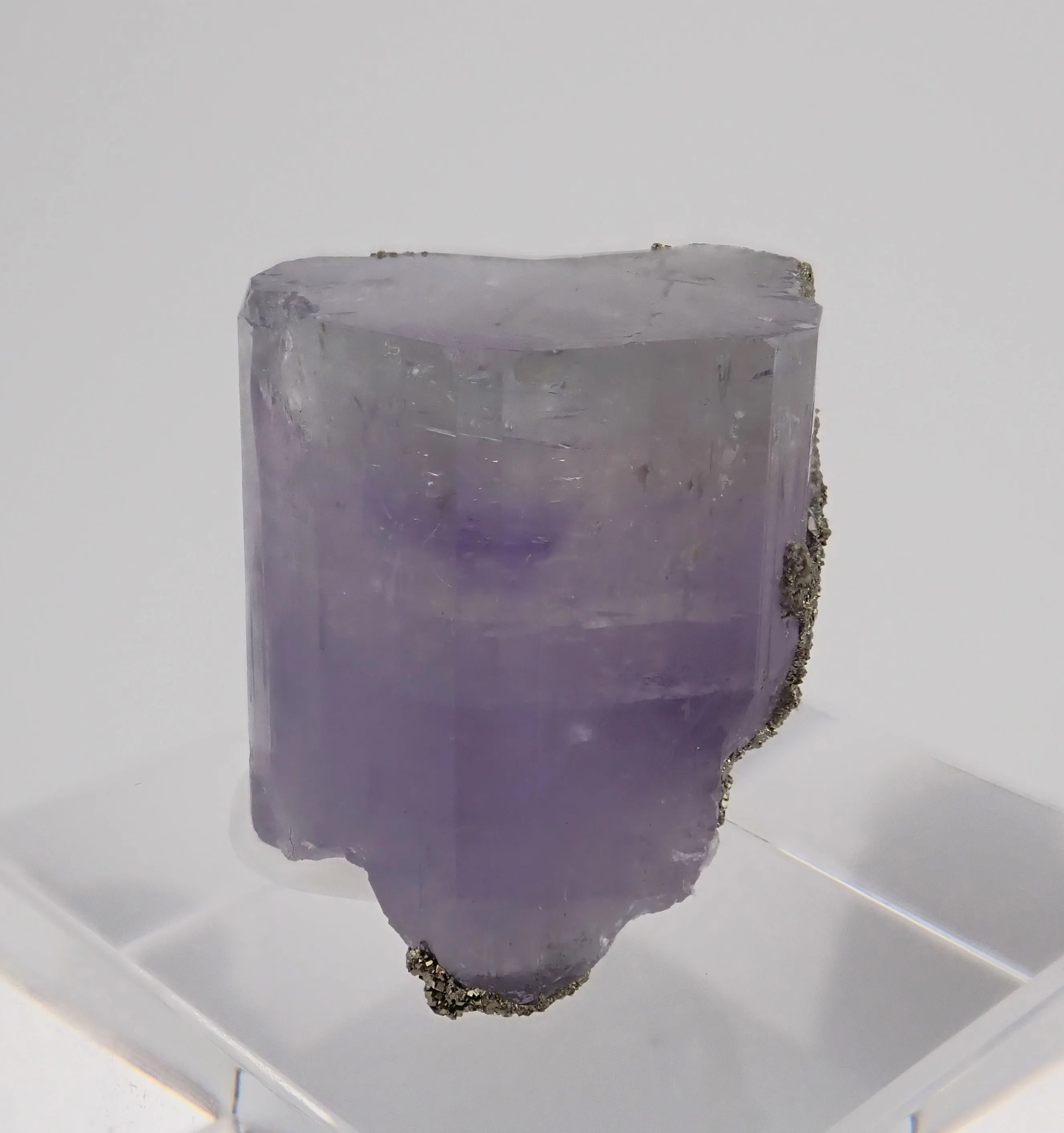 Lilac Fluorapatite with Pyrite - image 2