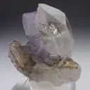 Lilac Fluorapatite with Quartz and Siderite - image 1