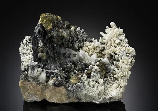 LILLIANITE with Cosalite and Chalcopyrite