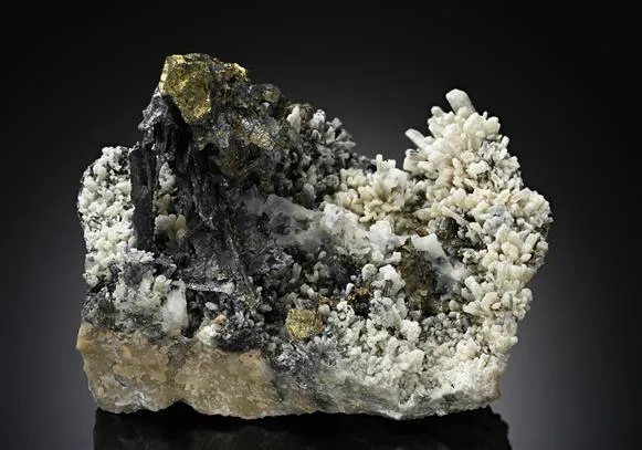 LILLIANITE with Cosalite and Chalcopyrite - image 1