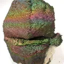 Limonite (Iridescent) on Quartz - image 1