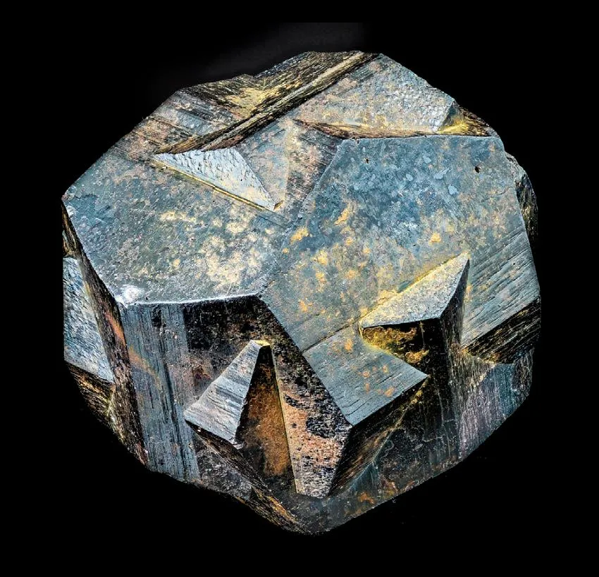 Limonite pseudomorph after Pyrite image