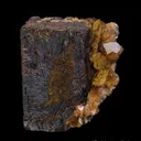 Limonite Pseudomorph after Pyrite, with Spessartine - image 1