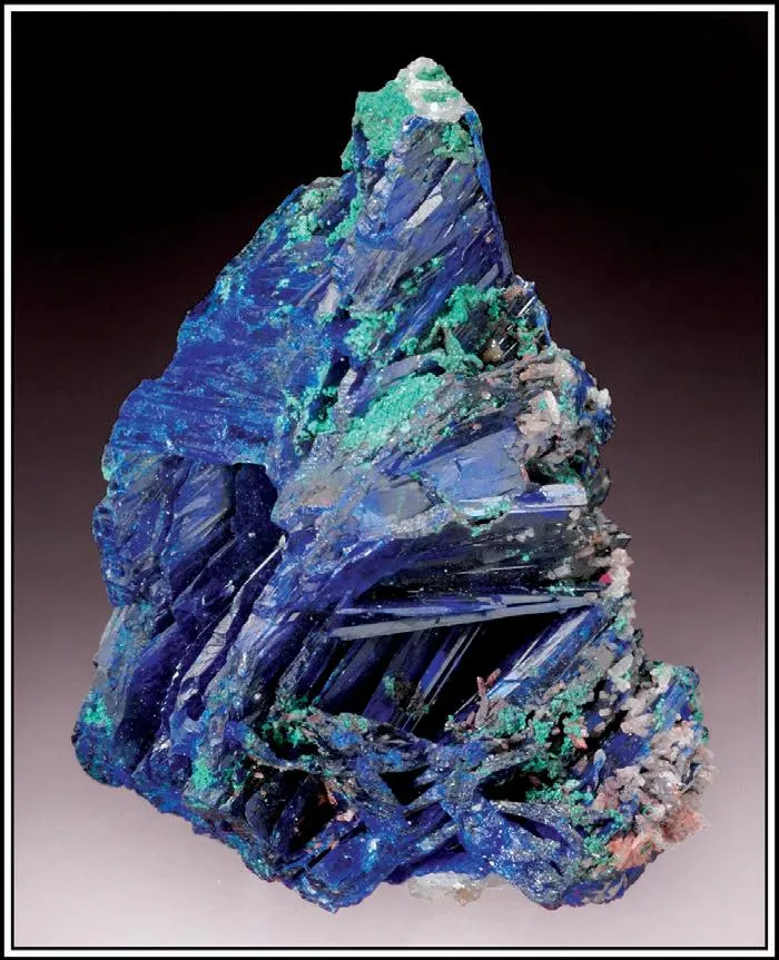 Linarite, Brochantite and Anglesite image