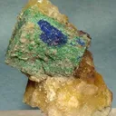 Linarite, Brochantite, Anglesite, Galena - image 1