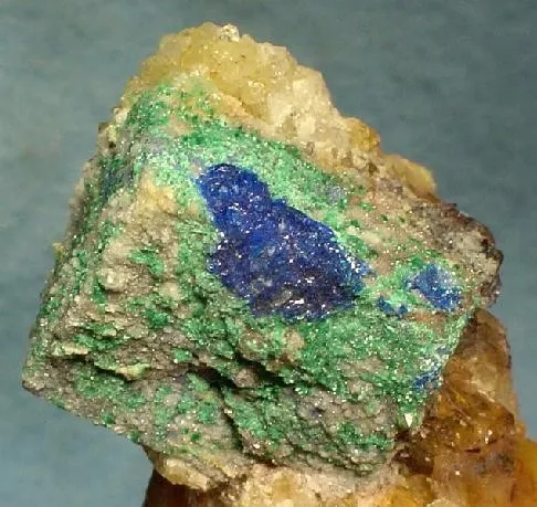 Linarite, Brochantite, Anglesite, Galena - image 2