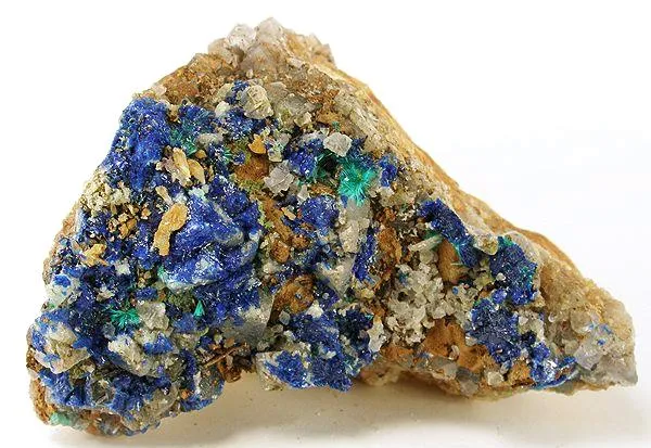 Linarite, Brochantite, Cerussite, Galena image