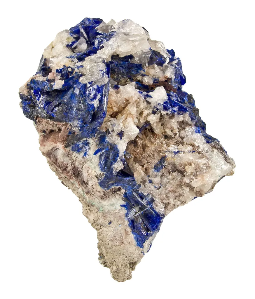 Linarite on Cerussite image