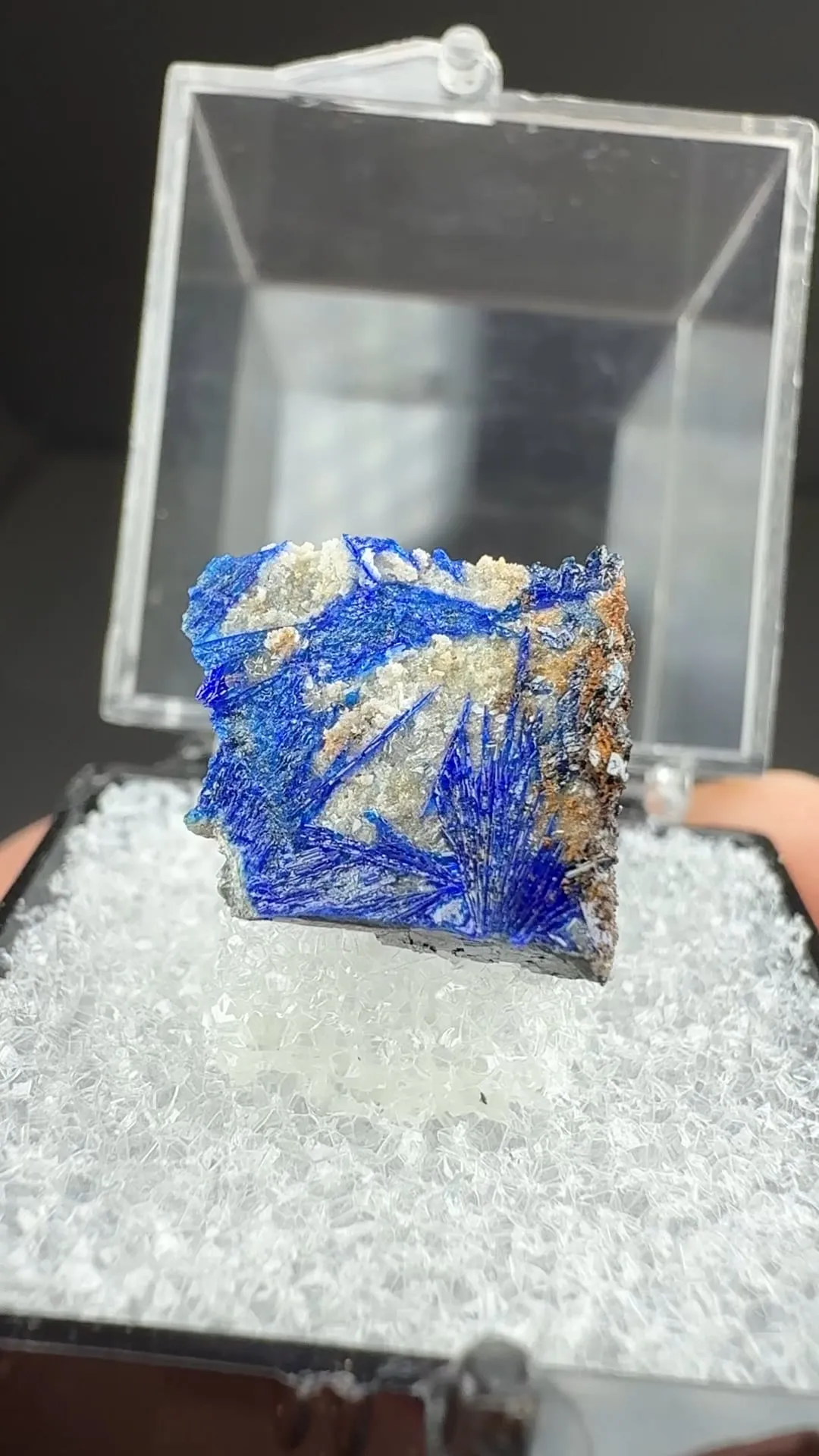 Linarite on Galena - image 2