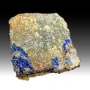 Linarite on Galena - image 1