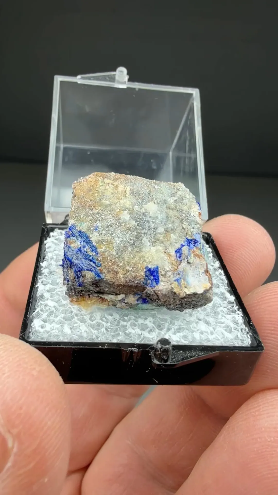 Linarite on Galena - image 2