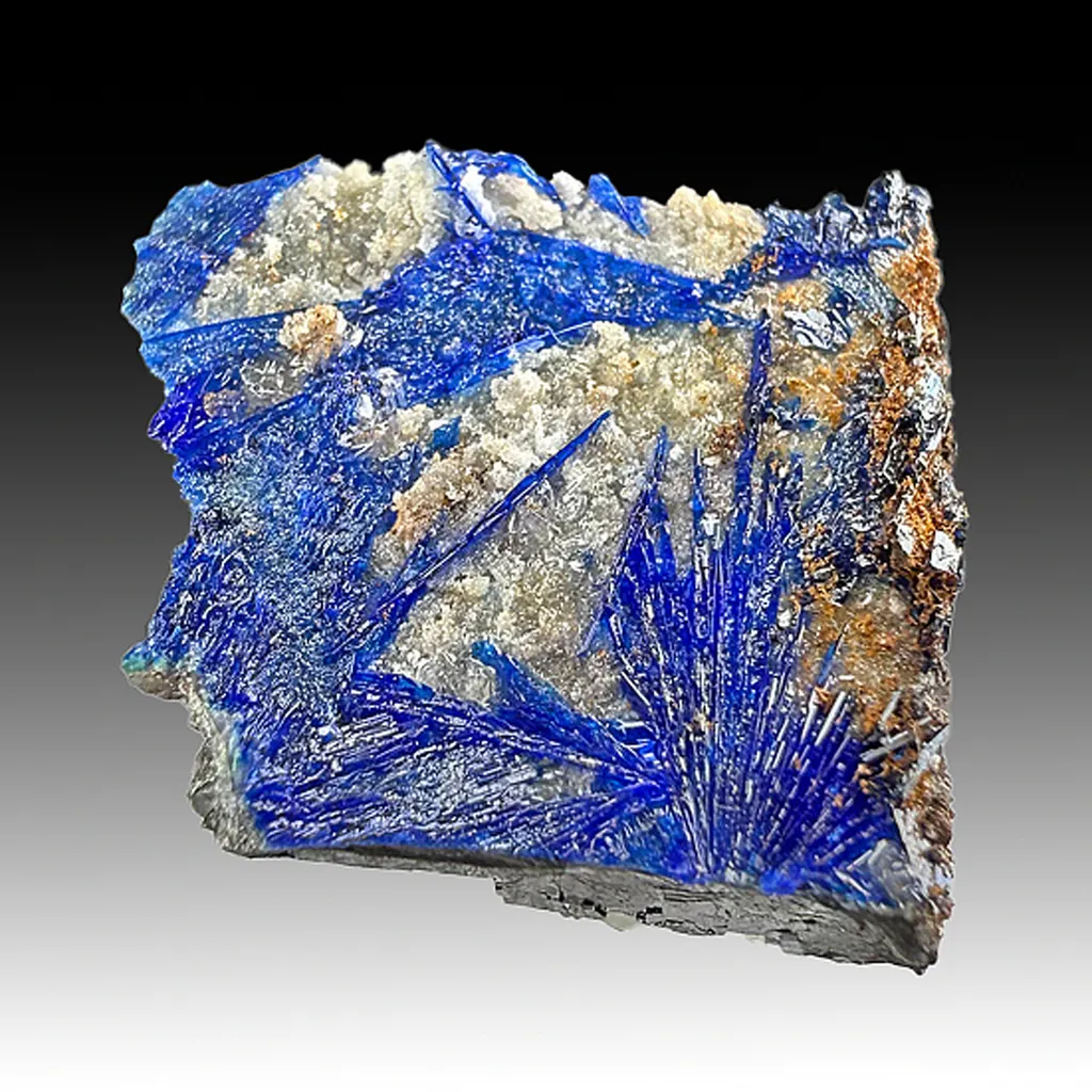 Linarite on Galena image