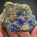 Linarite on Quartz - image 2