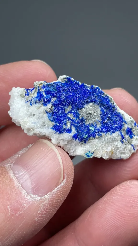 Linarite with Barite - image 2