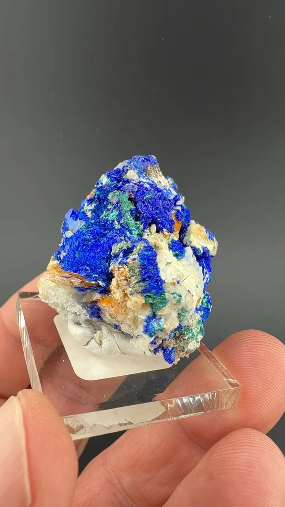 Linarite with Brochantite - image 2