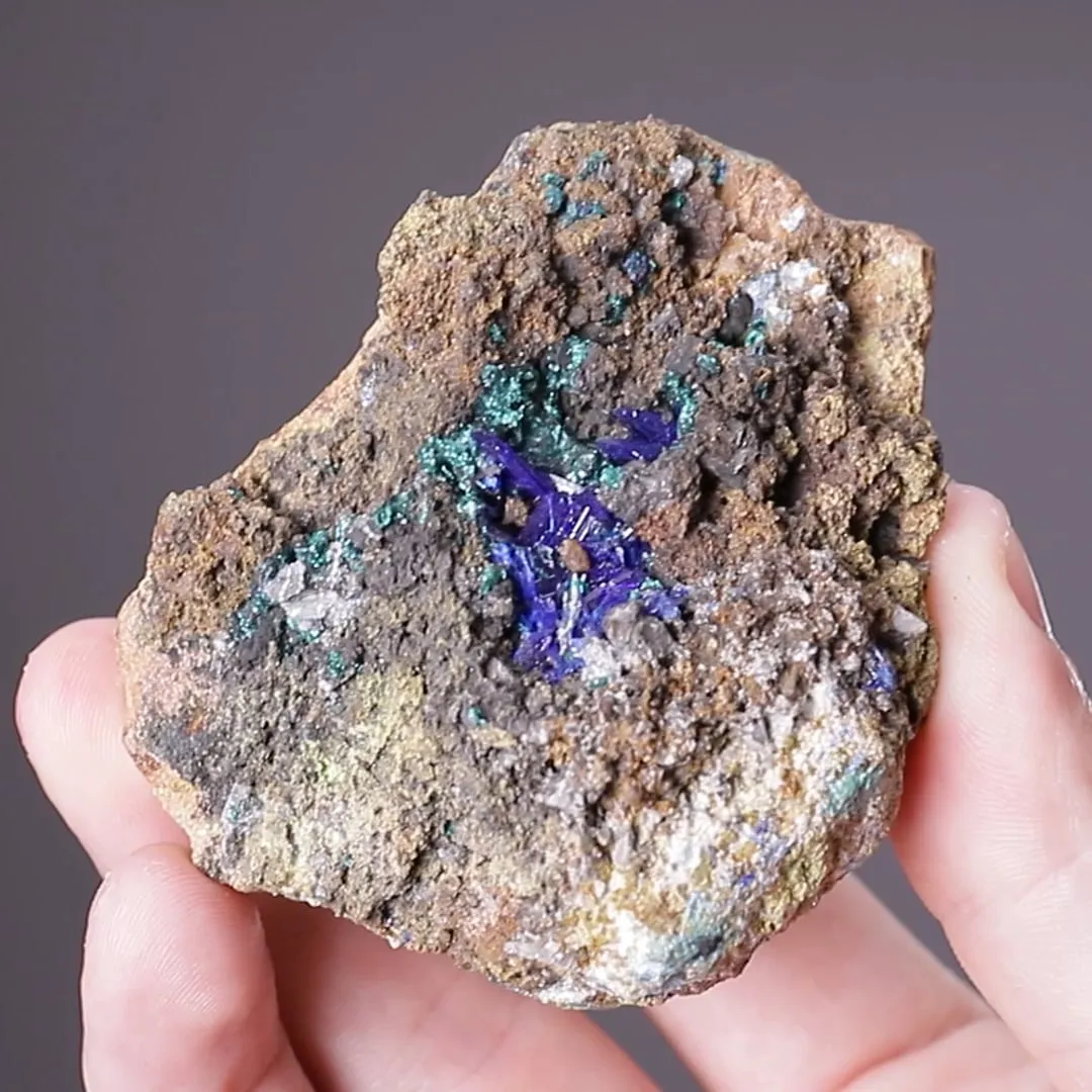 Linarite with Brochantite - image 2