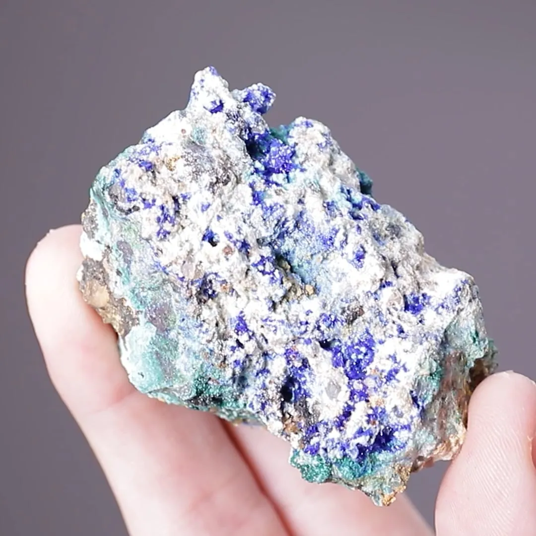 Linarite with Brochantite - image 2