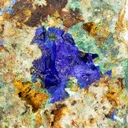 Linarite with Brochantite - image 1
