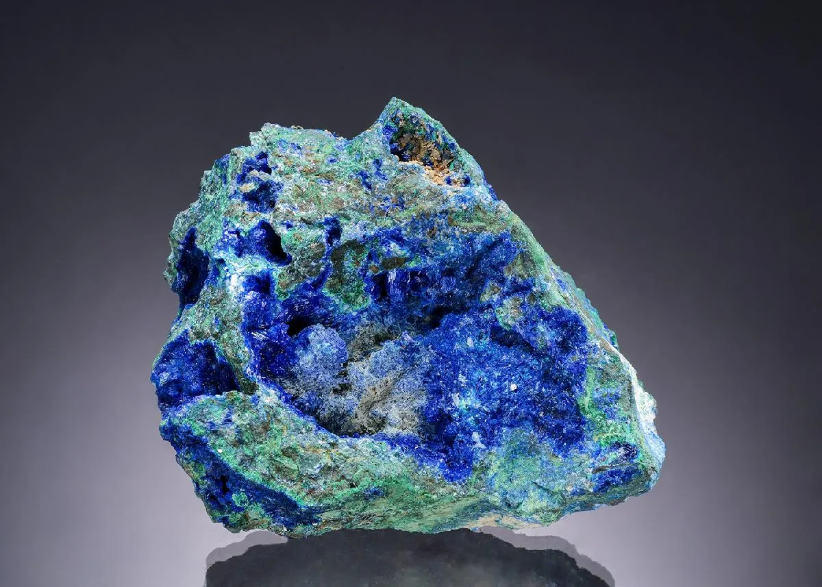 Linarite with Caledonite and Brochantite - image 1