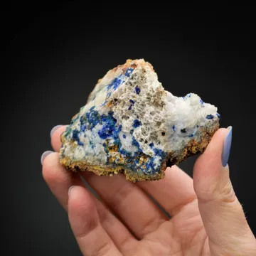 Linarite with Leadhillite and Caledonite