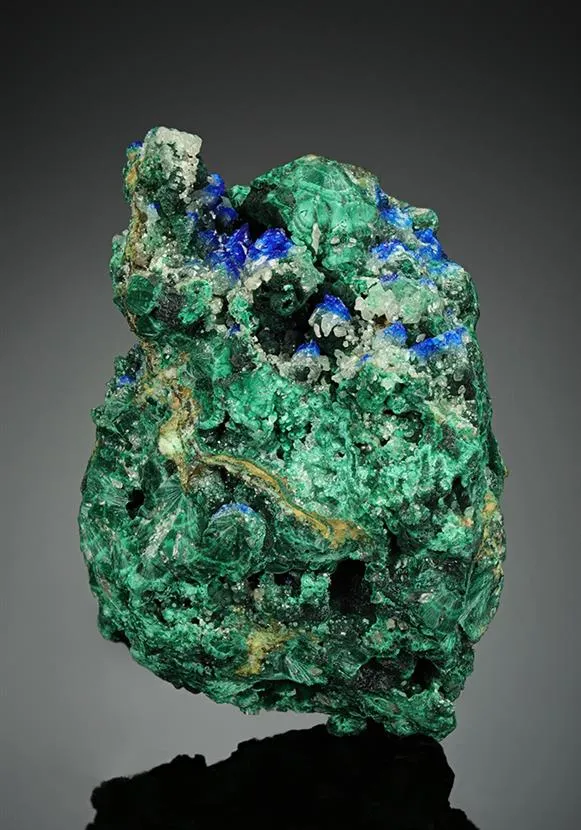 Linarite with Malachite and Cerussite image