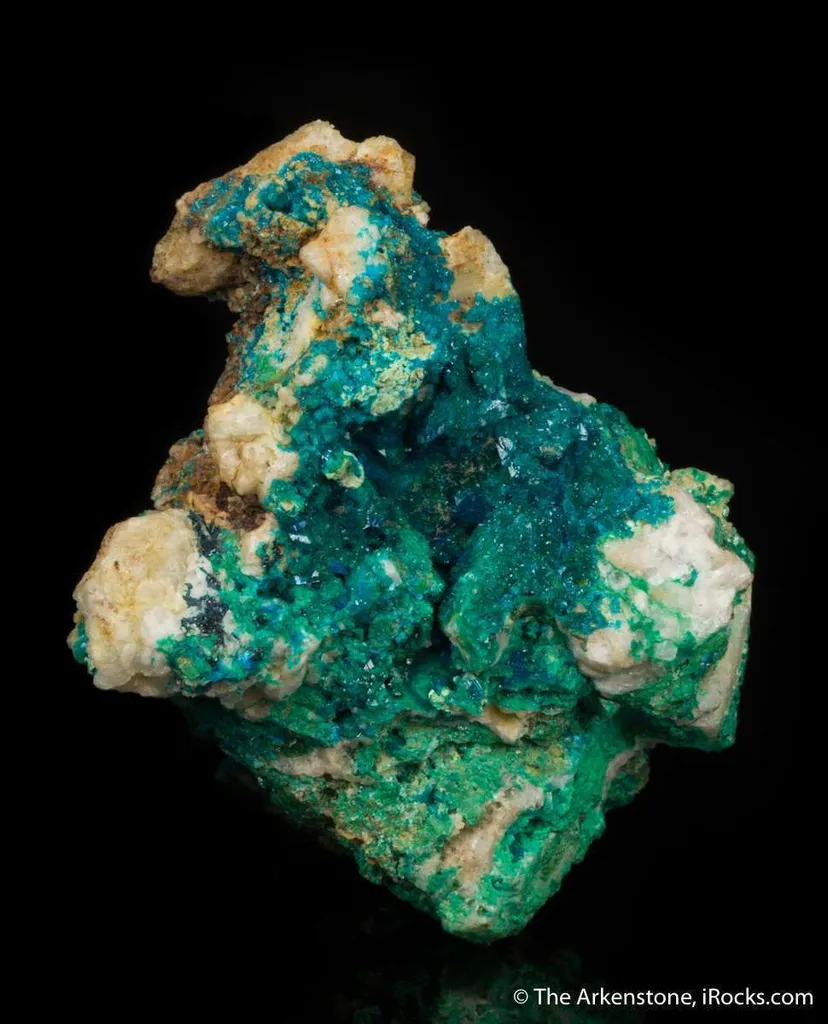 Liroconite and Azurite (ex. Count de Bournon pre-1825) - image 5