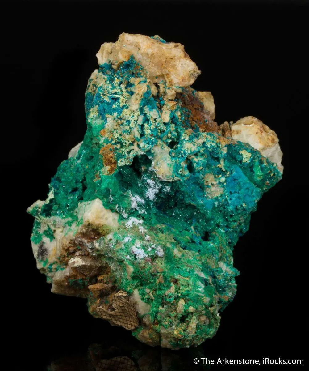 Liroconite and Azurite (ex. Count de Bournon pre-1825) - image 6