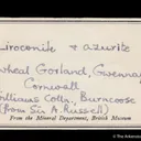 Liroconite and Azurite (ex. Count de Bournon pre-1825) - image 9