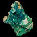 Liroconite and Azurite (ex. Count de Bournon pre-1825) - image 3