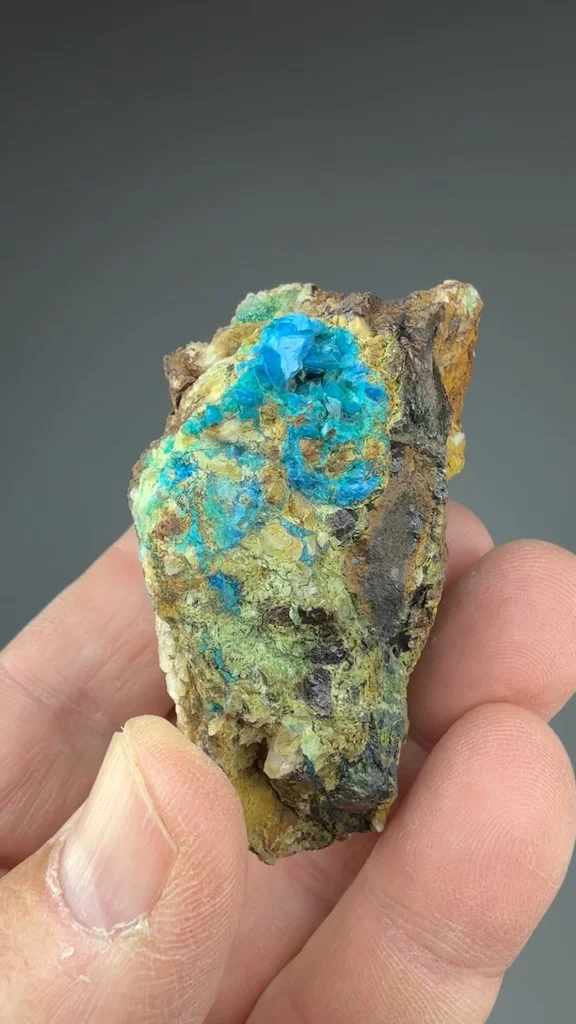 Liroconite from Wheal Gorland, England, UK - image 2