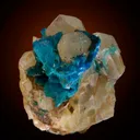Liroconite on Quartz (Type Locality) - image 2