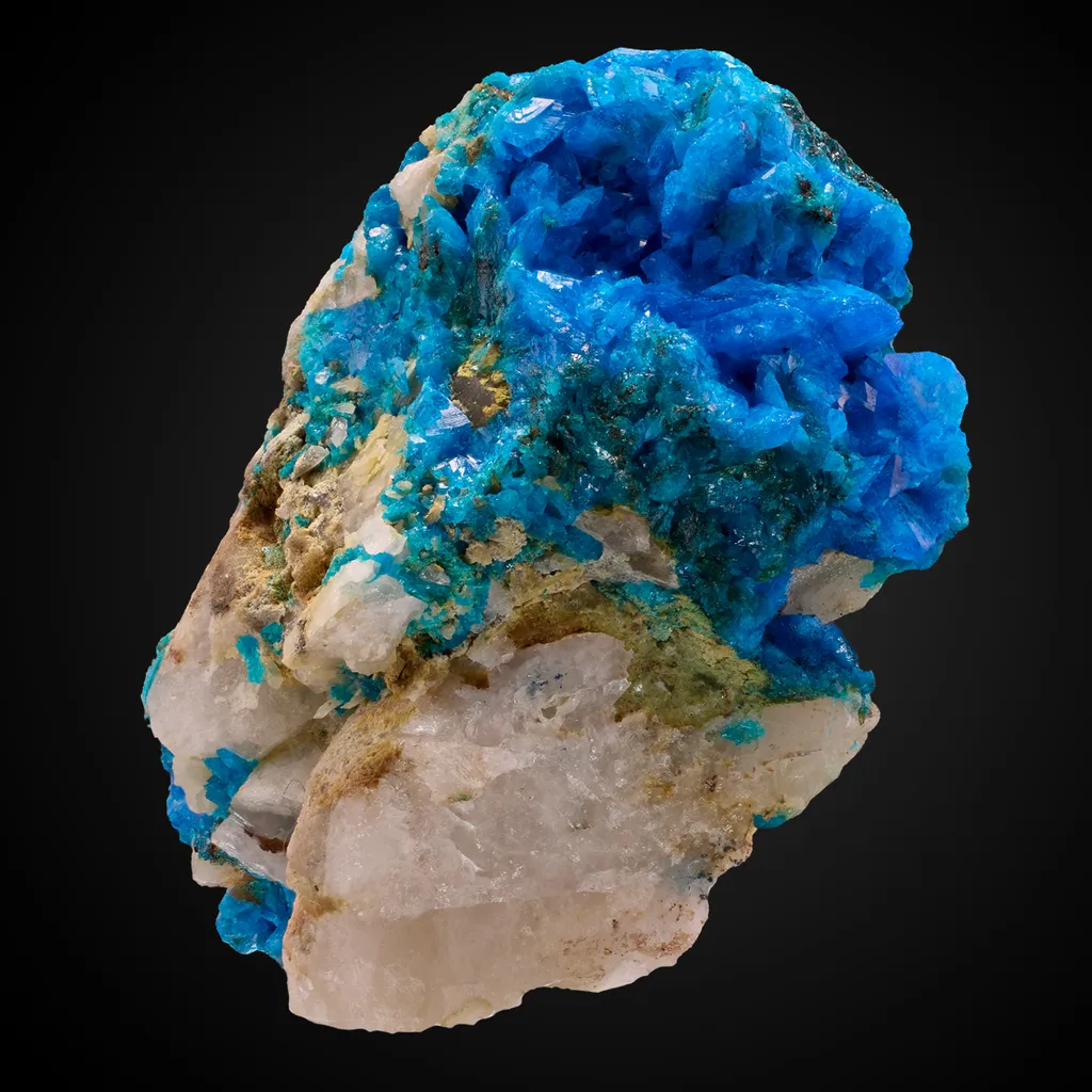 Liroconite, Quartz image