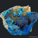 Liroconite (TL) with Turquoise var. Henwoodite - image 2