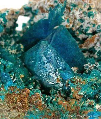 Liroconite With Strashimirite - image 2