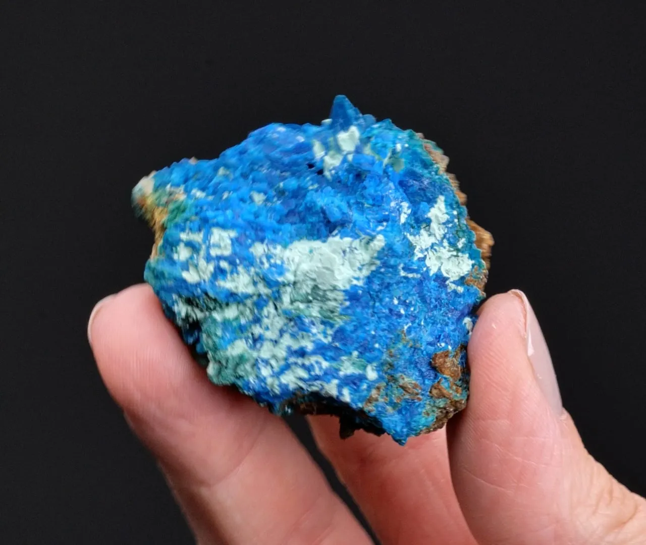 Liroconite with STRASHIMIRITE - image 2