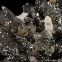 Lollingite on Arsenopyrite with Sphalerite and Quartz - image 4